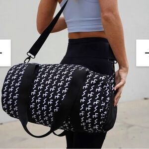 HVIII Rune Duffle - Midsize BLACK/WHITE NWT in packaging
